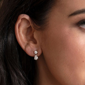 DESTINY - 1.50ct | Lab Grown Diamond Drop Earrings in 9ct White Gold