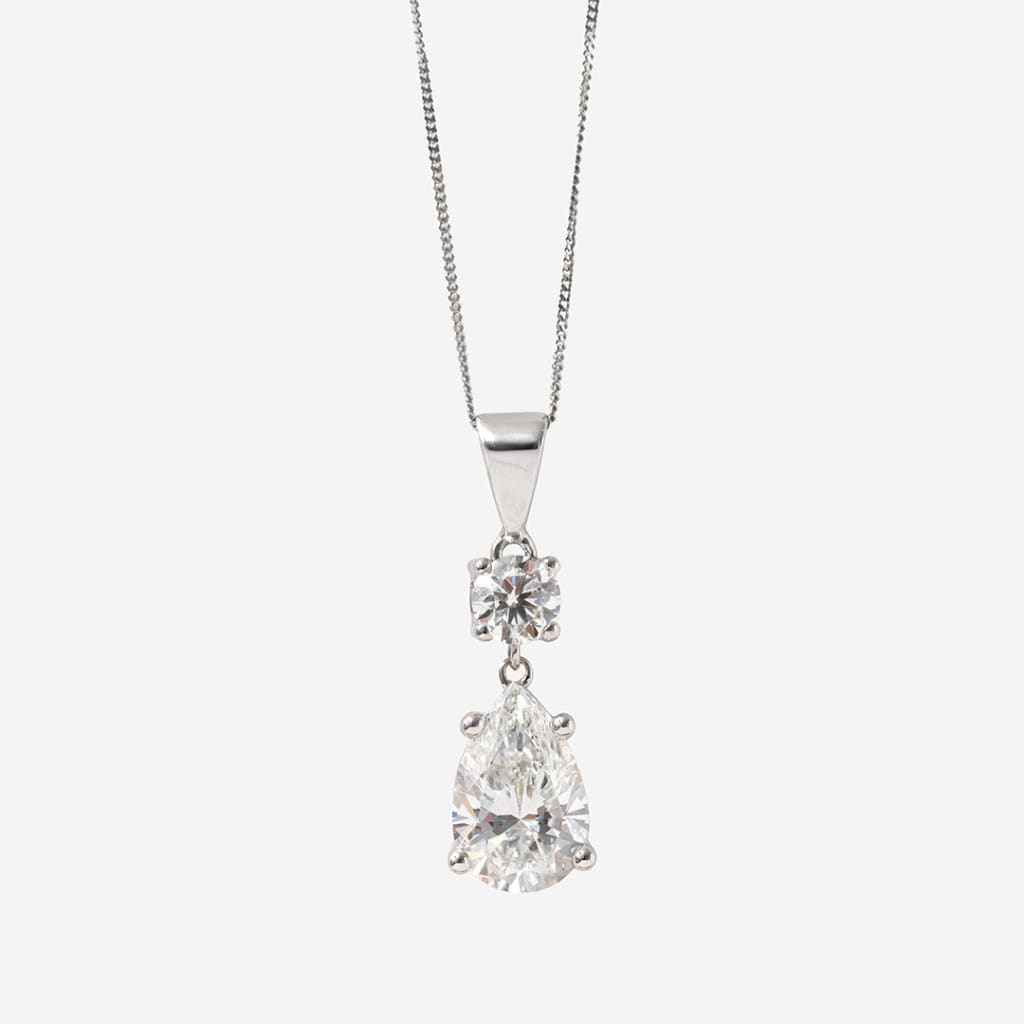 DESTINY - 2.40ct | Lab Grown Diamond Necklace in 9ct White Gold
