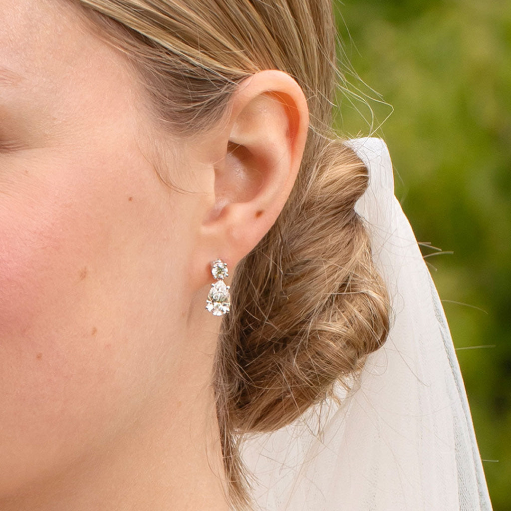 Destiny - Lab Grown Diamond Drop Earrings - 3.60ct | 9ct