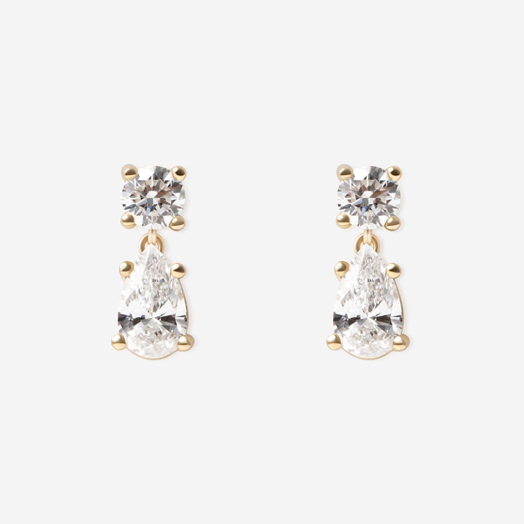 Destiny - Lab Grown Diamond Drop Earrings - 1.50ct | 9ct