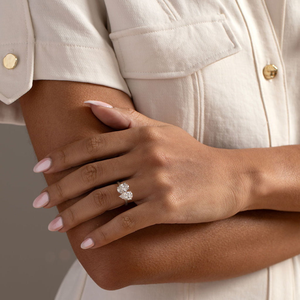 DEUCE 2.50ct | Toi Et Moi Lab Grown Diamond Engagement Ring in Platinum
