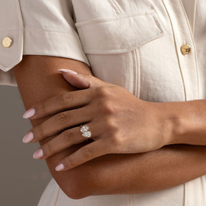 DEUCE 2.50ct | Toi Et Moi Lab Grown Diamond Engagement Ring in Platinum