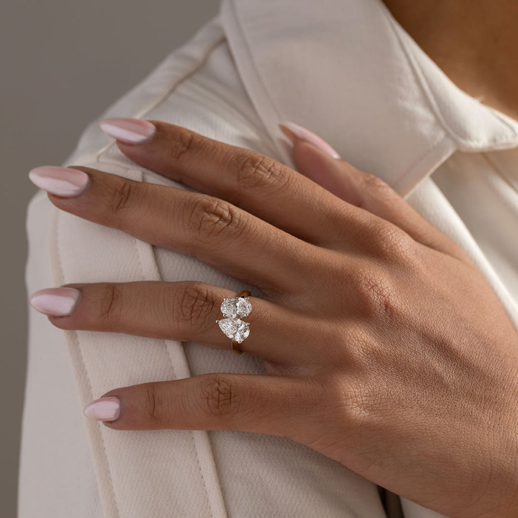Deuce | Toi Et Moi Set in 18ct Gold 3.00ct - Rings