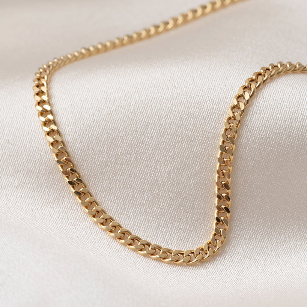 Devon Curb Chain 20’’ | 14ct Gold - Necklace