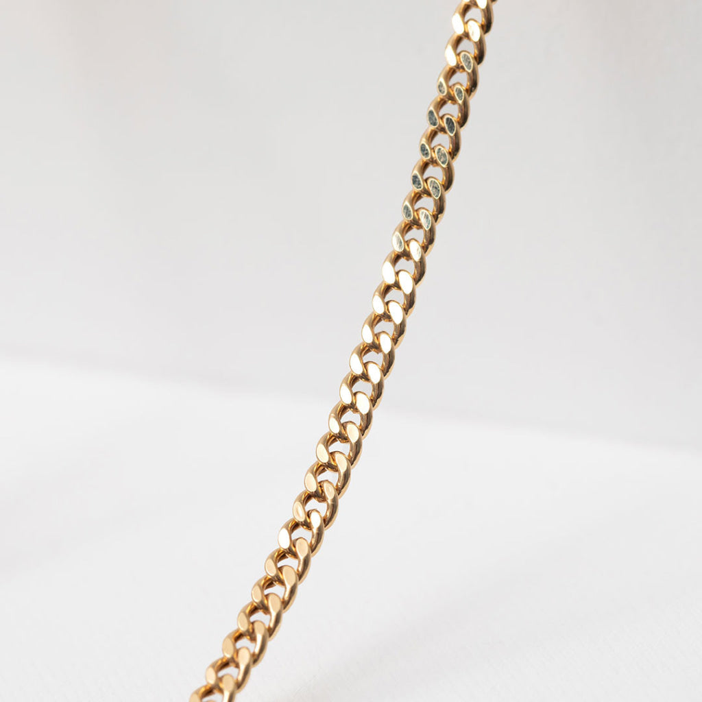 Devon Curb Chain 20’’ | 14ct Gold - Necklace