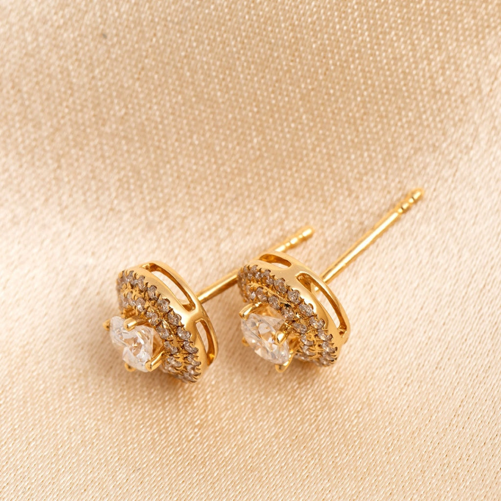 Diamond Disco Lab Grown Diamond Earrings | 18ct Gold