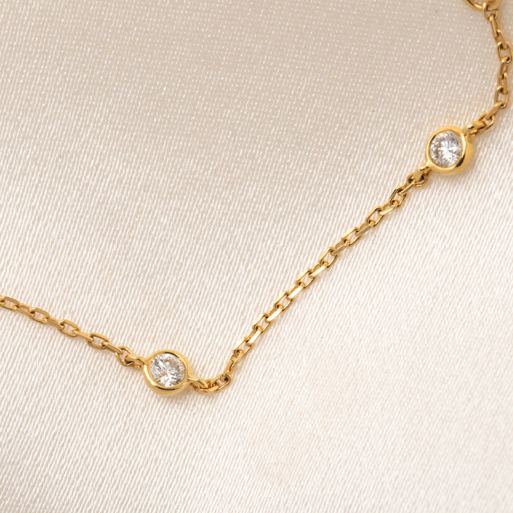 Diamond Drops Bracelet 0.40ct | 18ct Gold - Bracelet