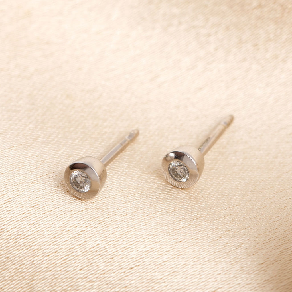 Diamond Earrings 0.10ct 