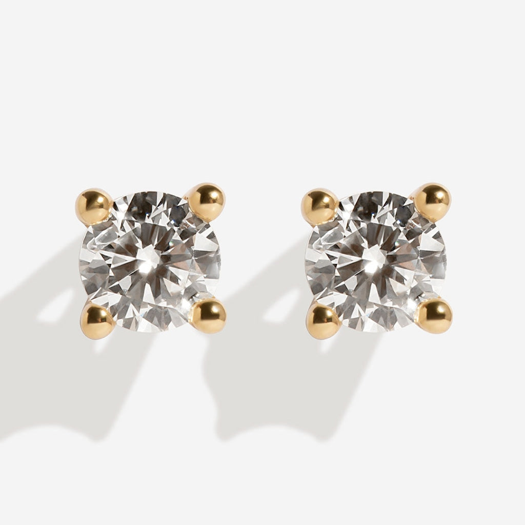 9ct gold deals diamond earrings