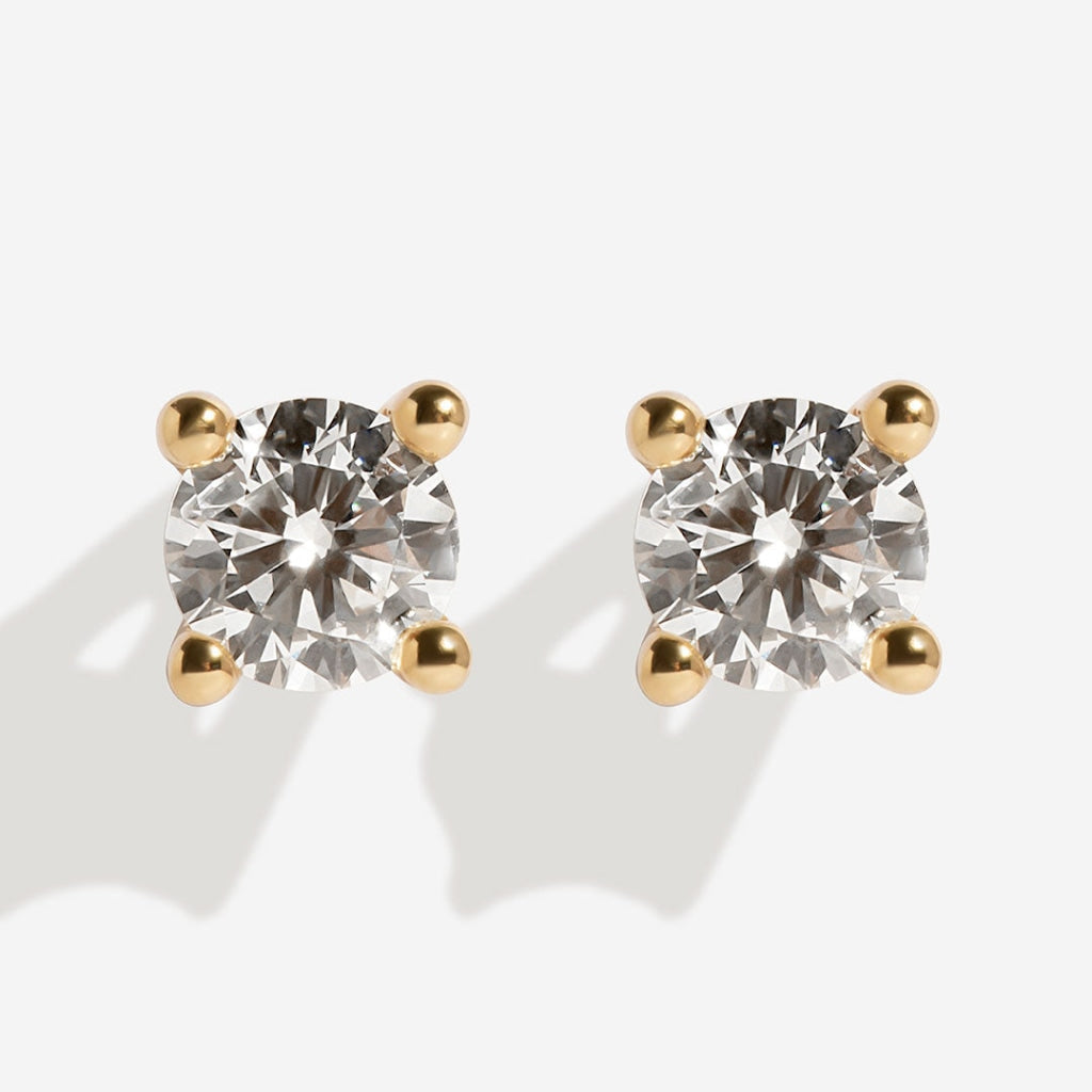 Diamond Earrings.50ct | 9ct Gold - Earrings