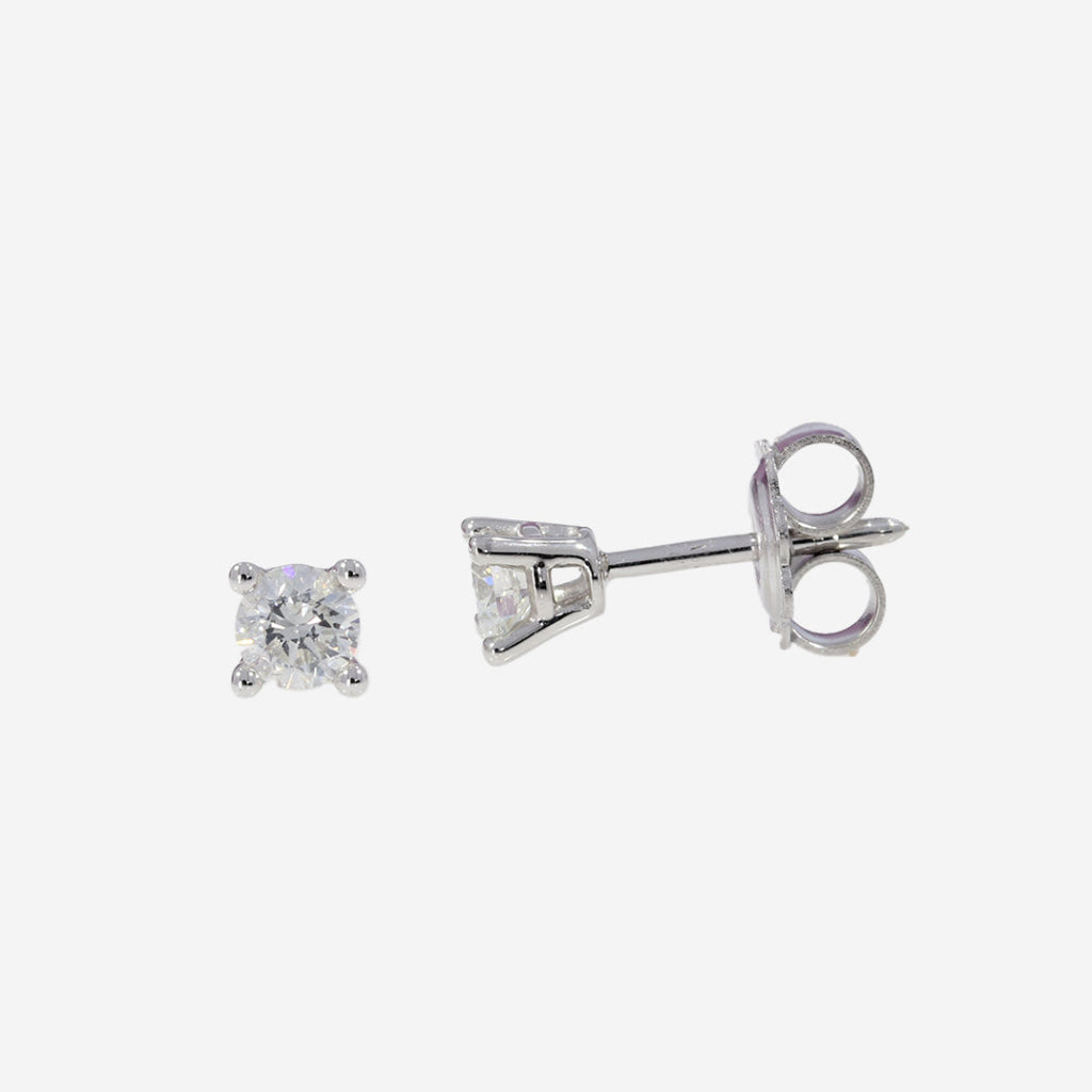Diamond Earrings.50ct | 9ct White Gold