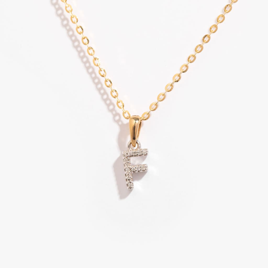 Diamond - F - Necklace | 9ct Gold