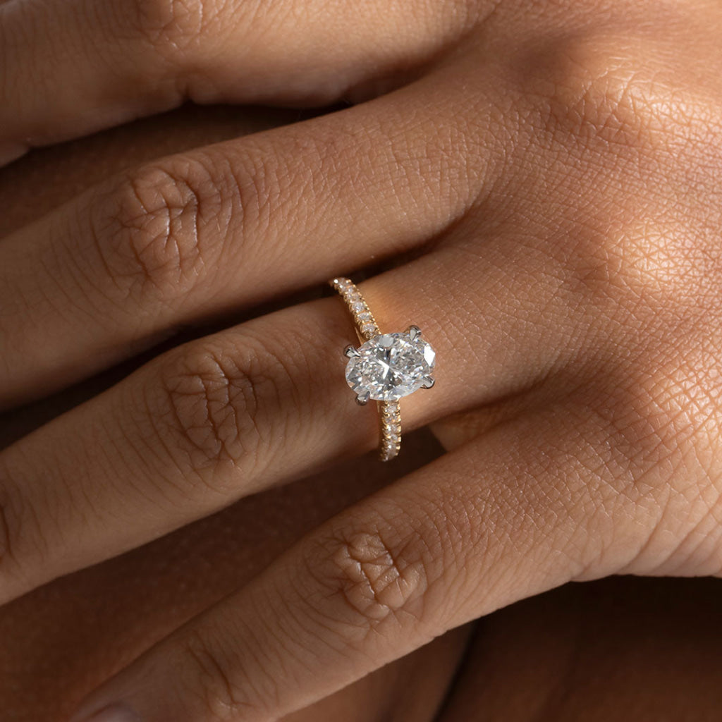 DIVINITY 2.20ct | Oval Solitaire Lab Grown Diamond