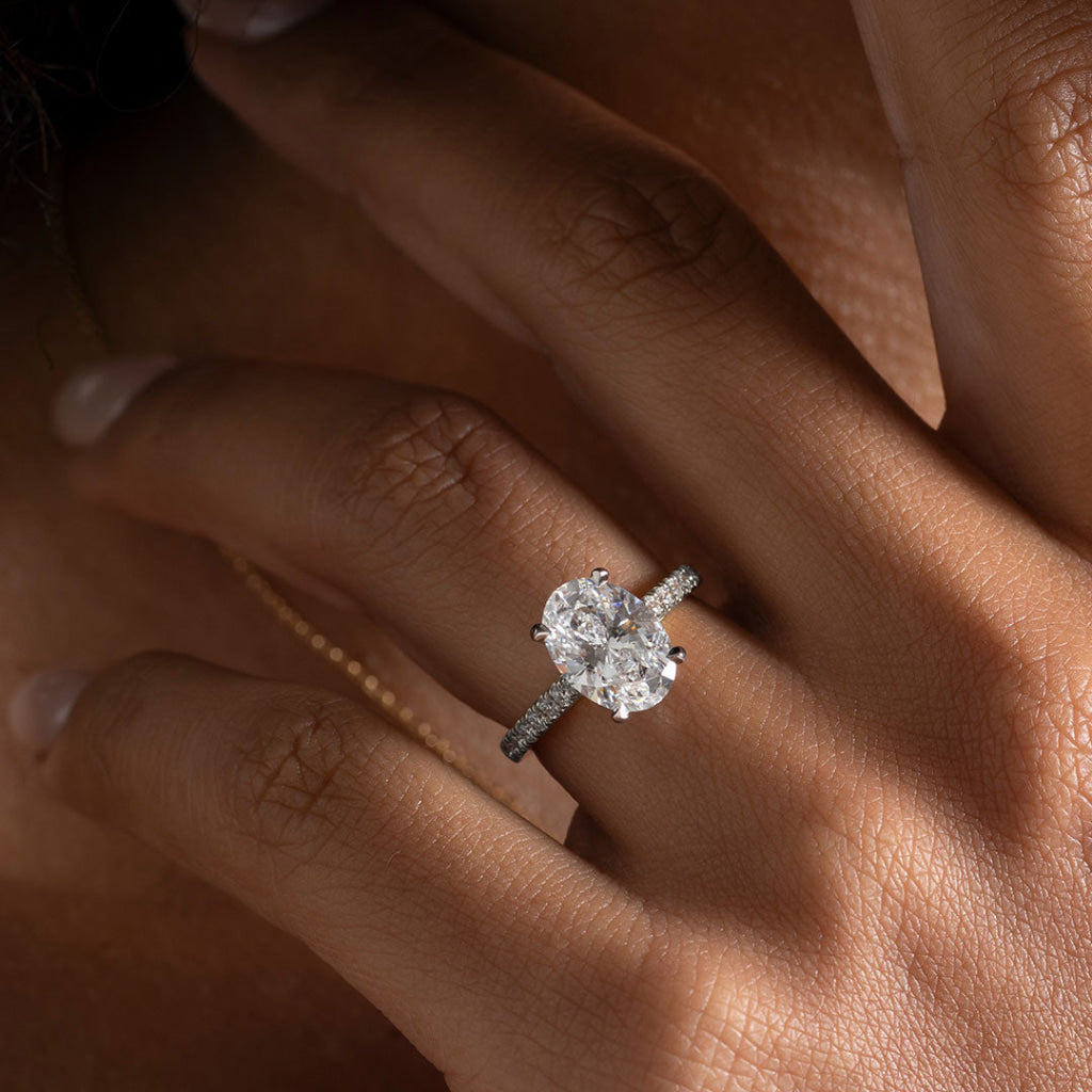 DIVINITY 2.70ct | Oval Solitaire Lab Grown Diamond