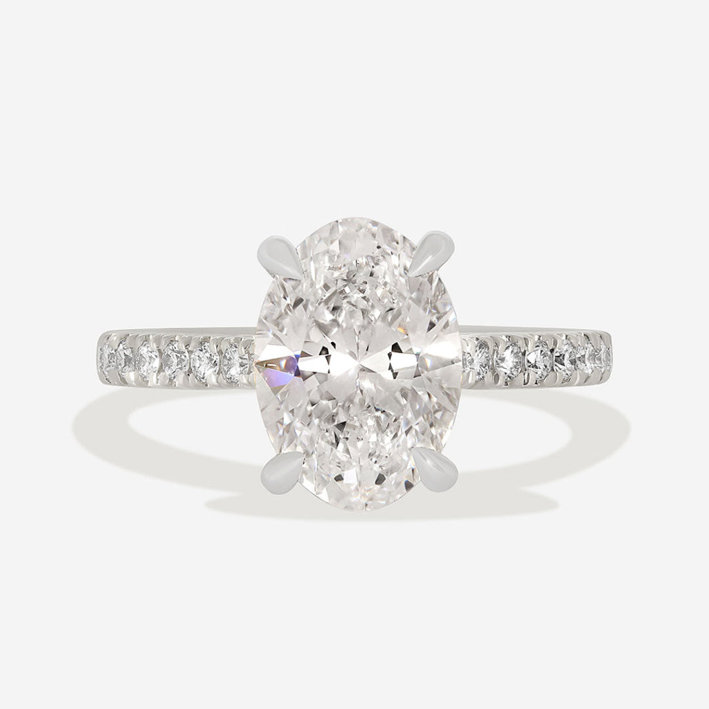 DIVINITY 2.70ct | Oval Solitaire Lab Grown Diamond