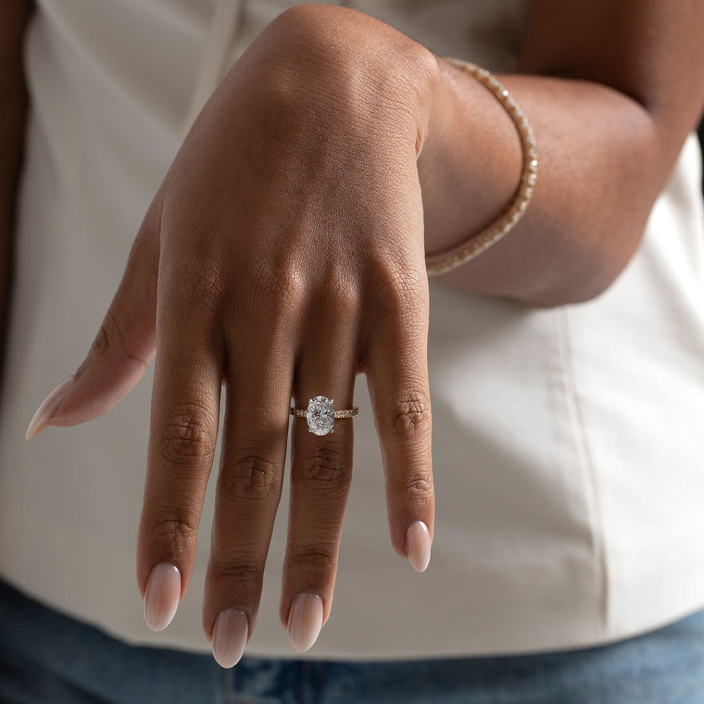 DIVINITY 2.70ct | Oval Solitaire Lab Grown Diamond