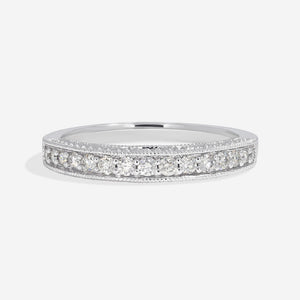 DORADO | Diamond Wedding Ring in 9ct White Gold