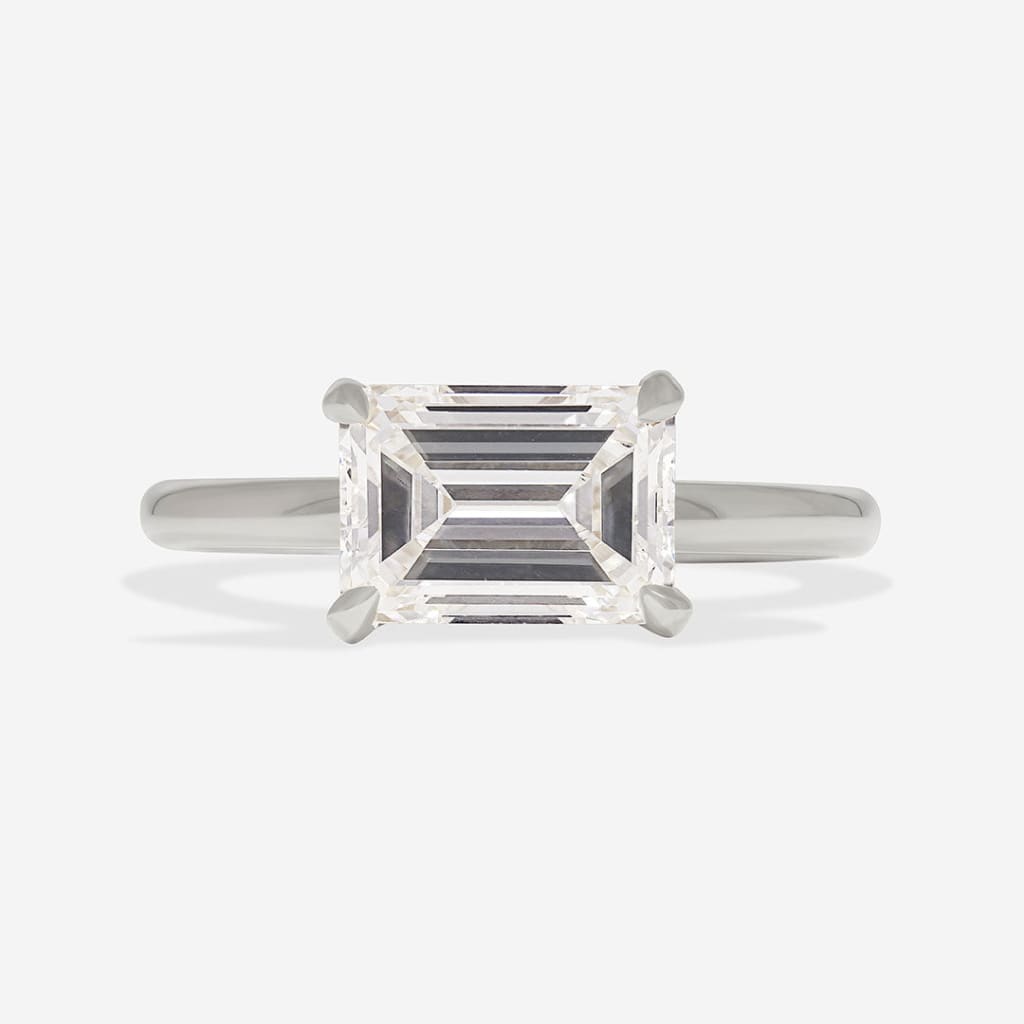 DOROTHY | Emerald Cut Solitaire Lab Grown Diamond