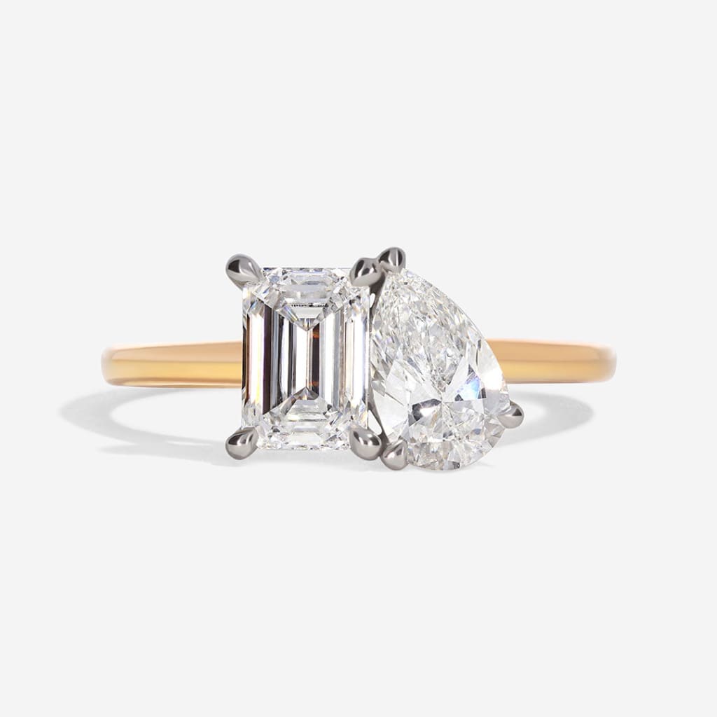 DUET 1.70ct | Toi Et Moi Lab Grown Diamond Engagement Ring
