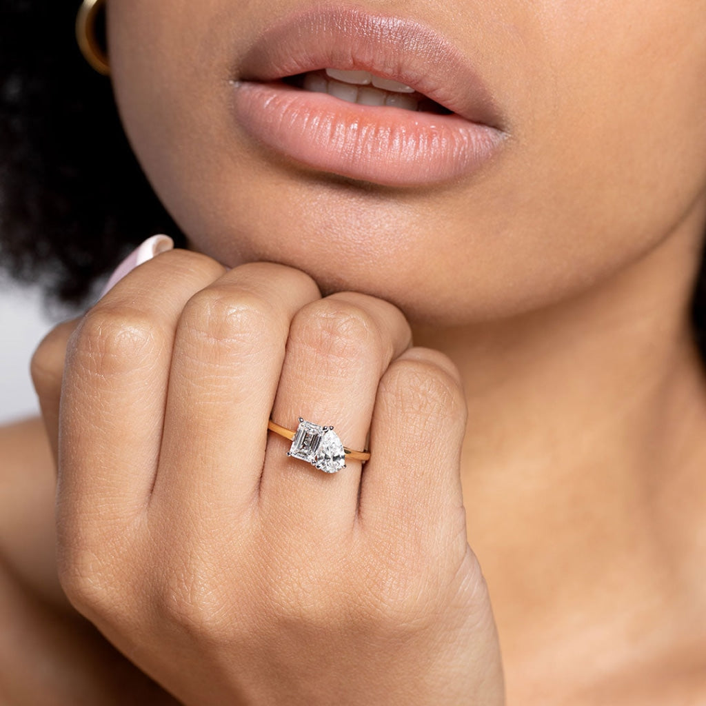 DUET 1.70ct | Lab Grown Diamond Engagement Ring - Rings 3
