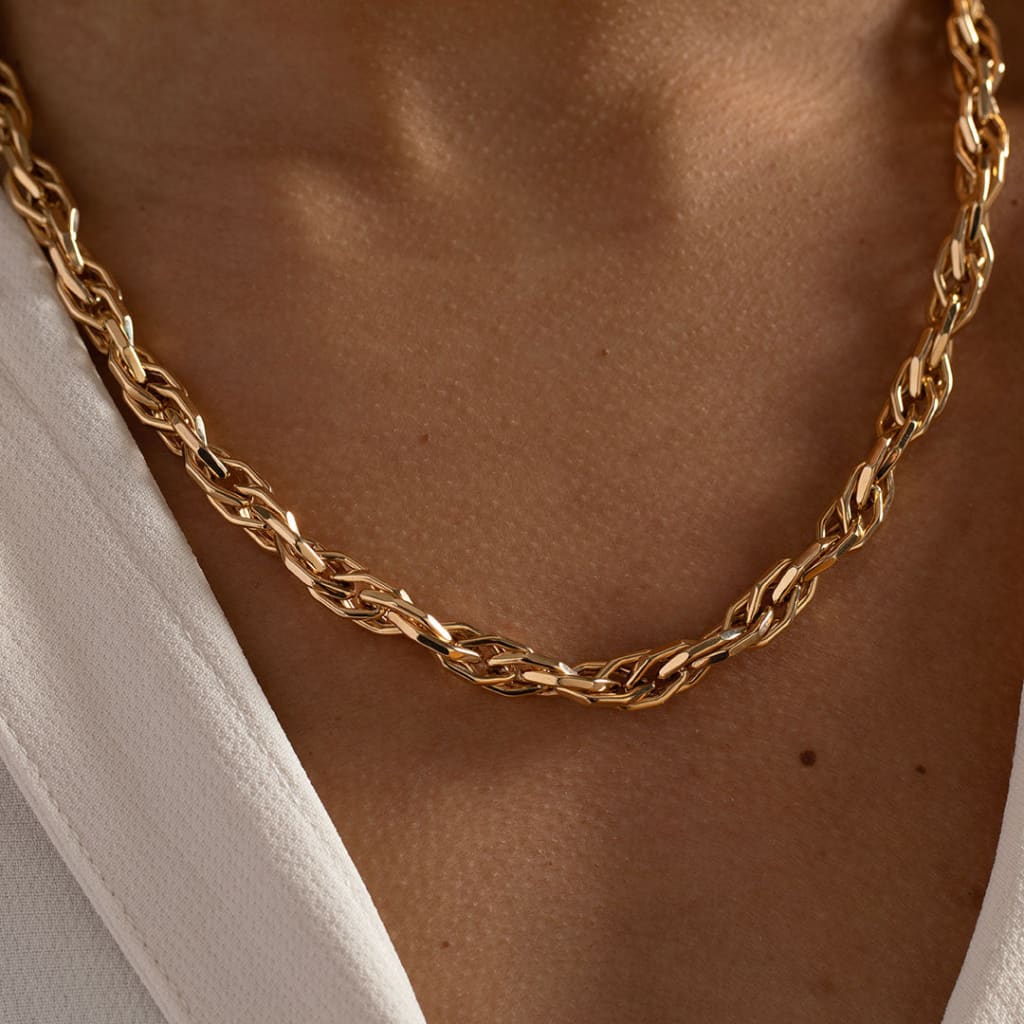 Duffle | 9ct Gold Fancy Link Chain