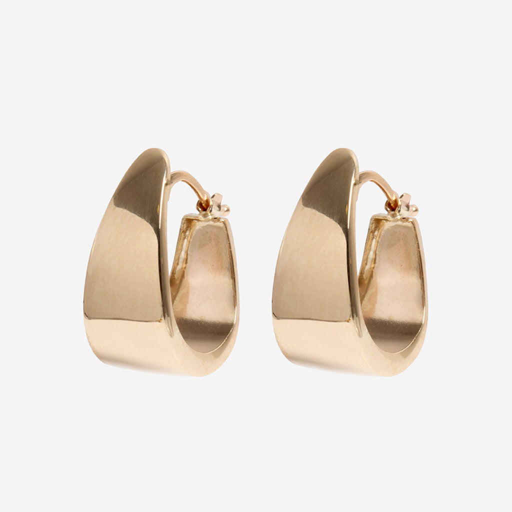 Dunmore Hoop Earrings | 14ct Gold - Earrings