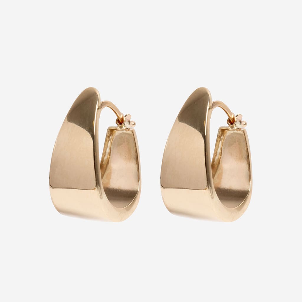 Dunmore Hoop Earrings | 14ct Gold