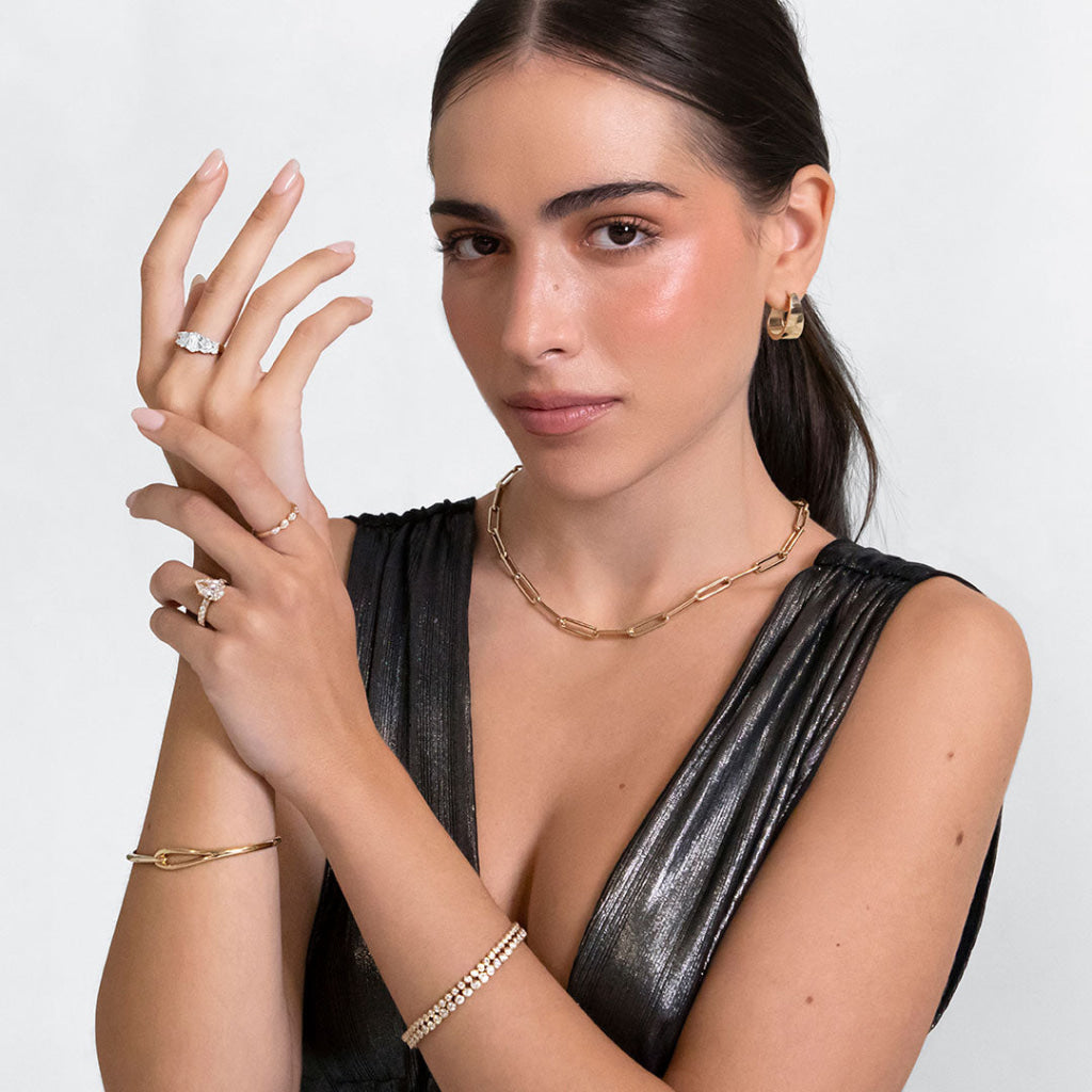 Dunmore Hoop Earrings | 14ct Gold - Earrings