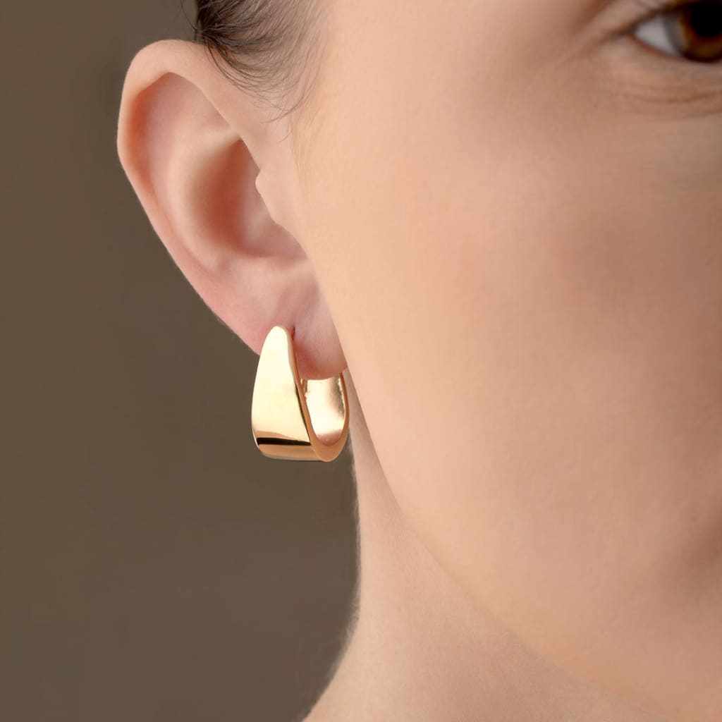 Dunmore Hoop Earrings | 14ct Gold - Earrings