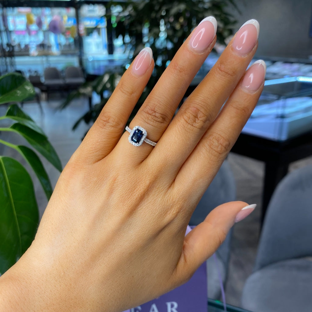 DUSK | Sapphire Diamond Ring - Rings