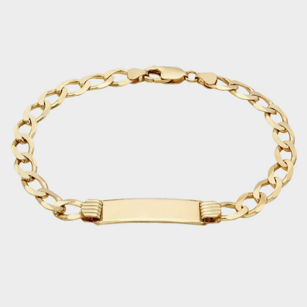 Eamonn | 9ct Gold Curb ID 8’’ - Bracelet