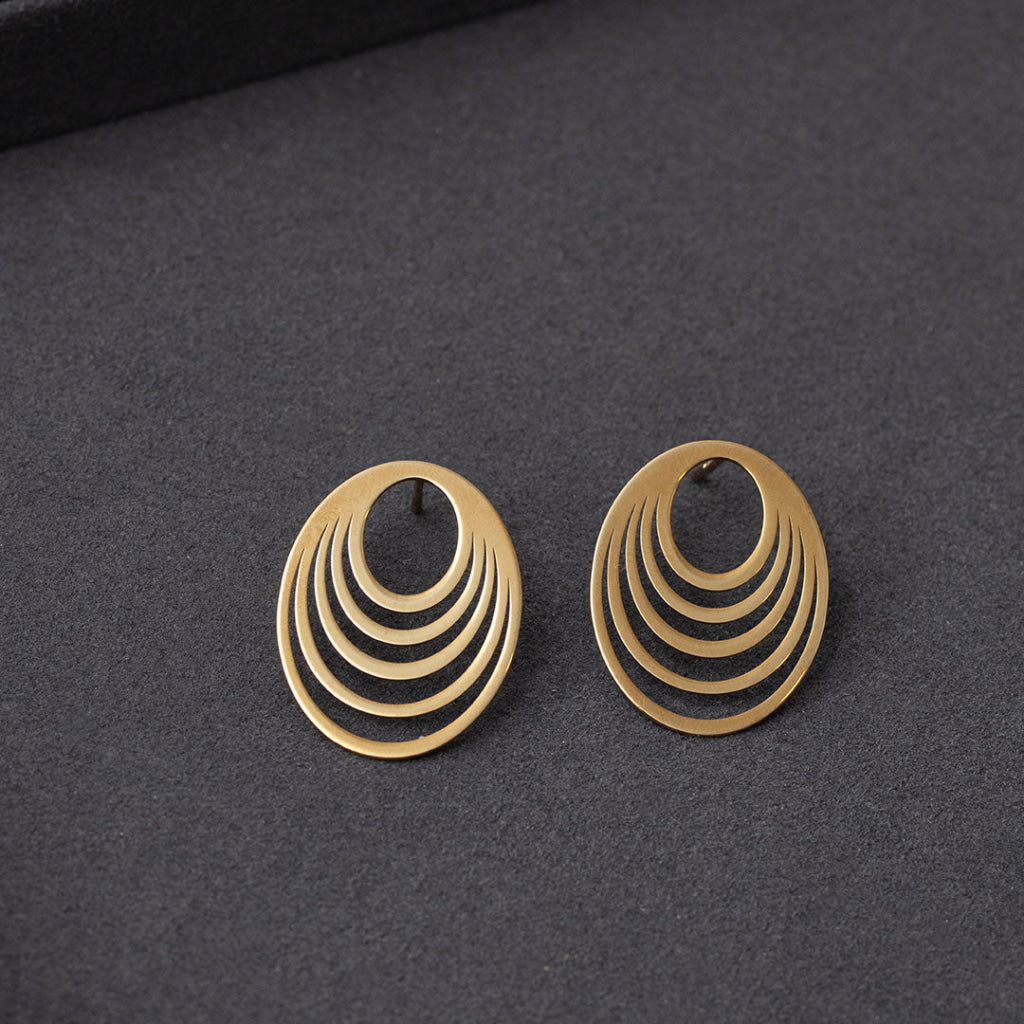 Eclipse Earrings | 9ct Gold - Earrings