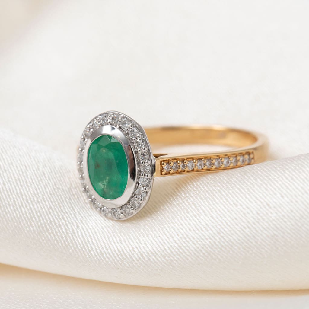 Eden | Emerald Diamond Ring - Rings