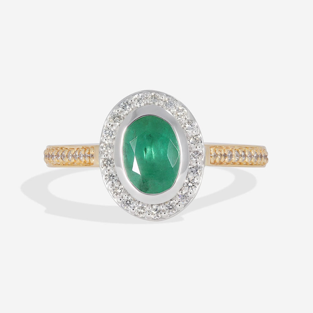 Eden Emerald Diamond Ring