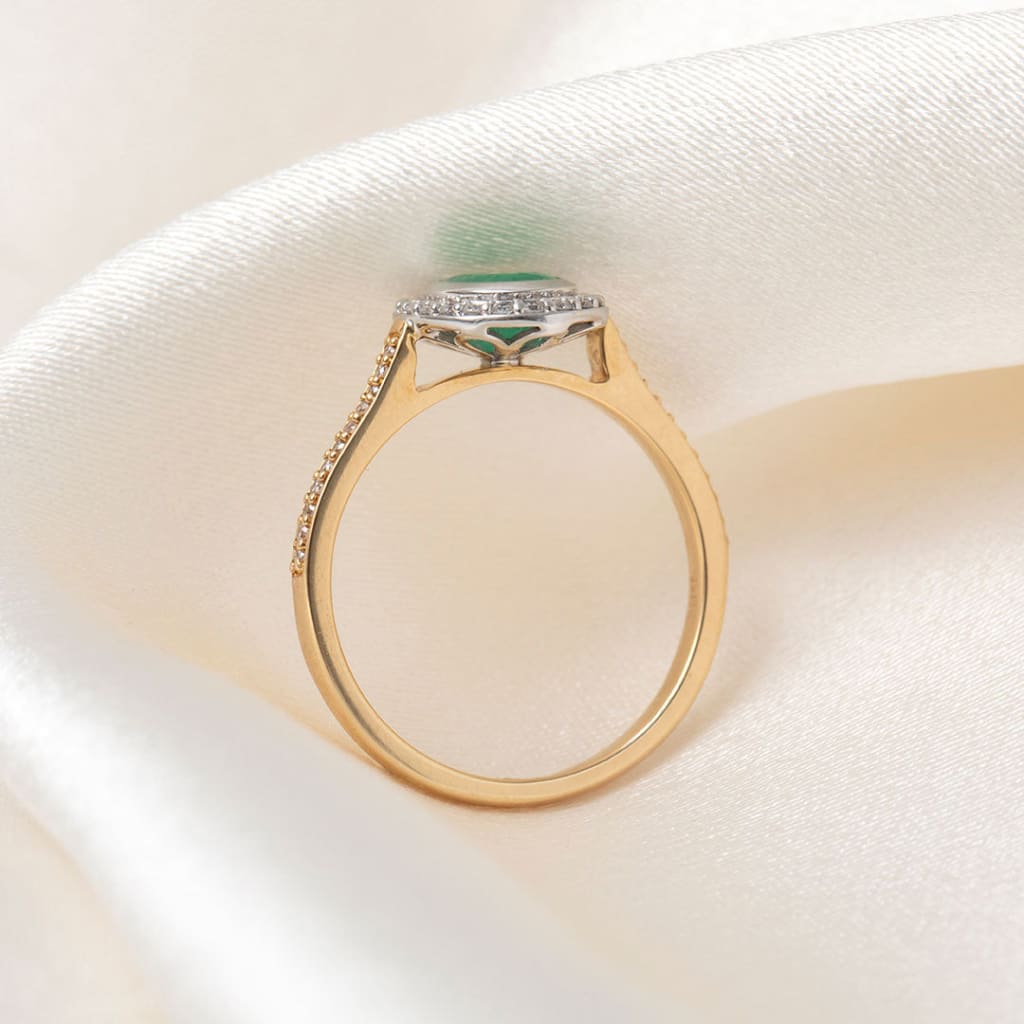 Eden | Emerald Diamond Ring - Rings
