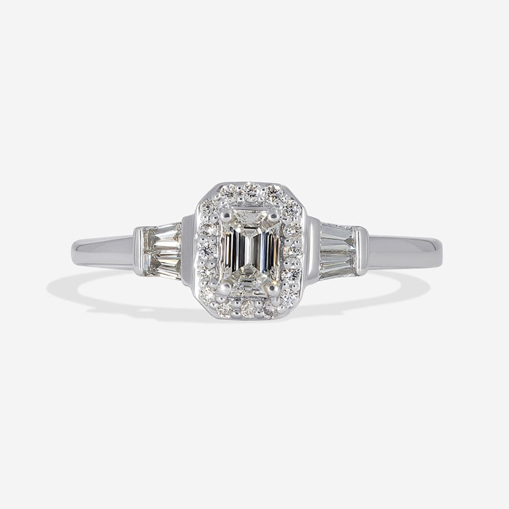 Edwardia Platinum Engagement Ring