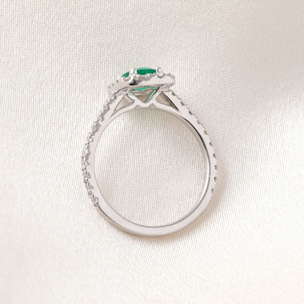 EDWIN | Emerald Diamond Ring - Rings