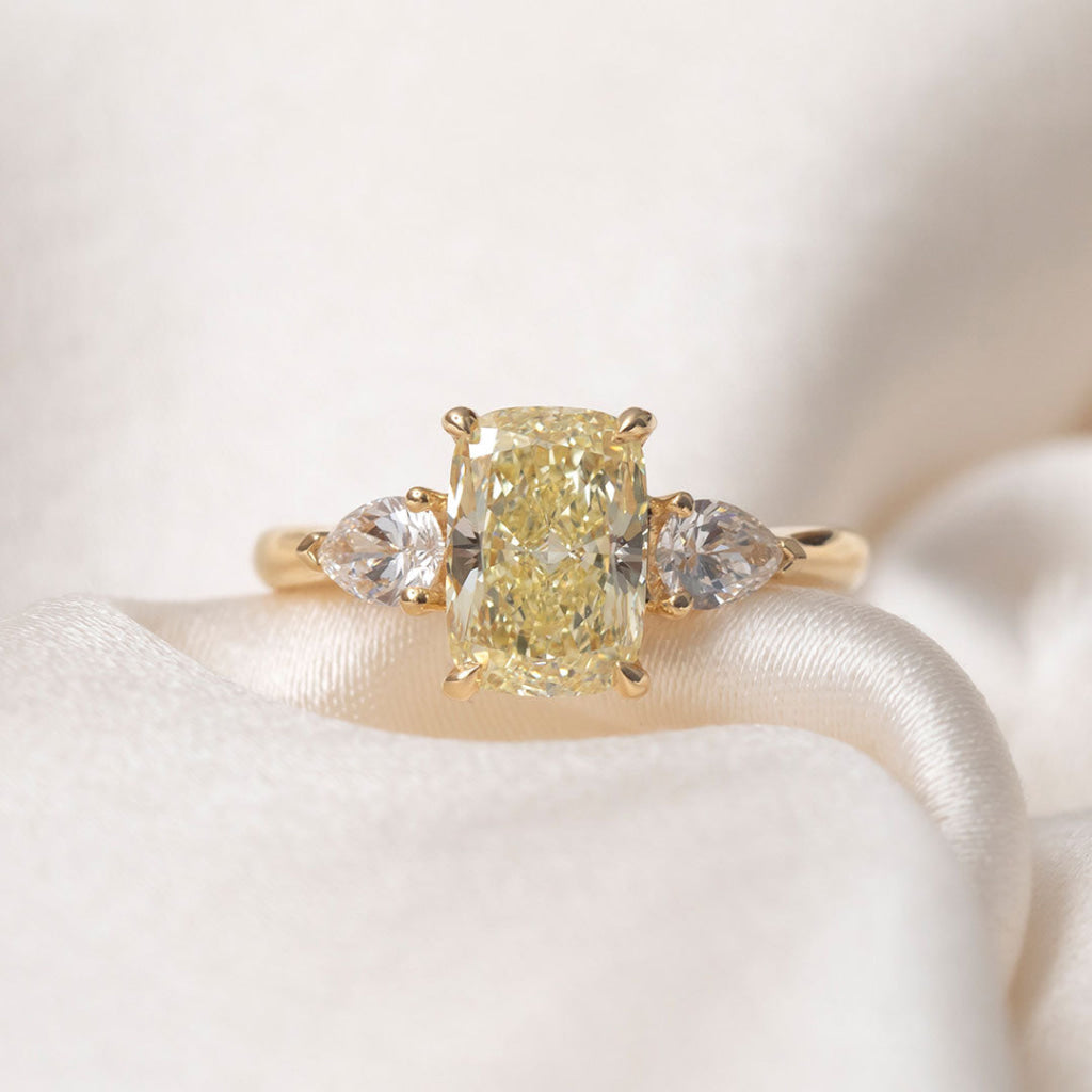 Elaine Yellow Diamond | Lab Grown Diamond Engagement Ring