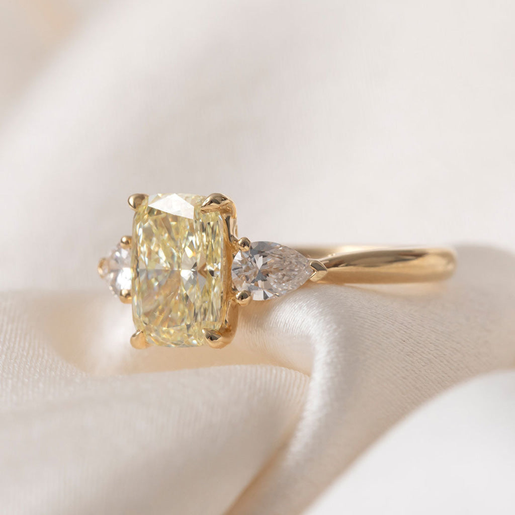 Elaine Yellow Diamond | Lab Grown Diamond Engagement Ring