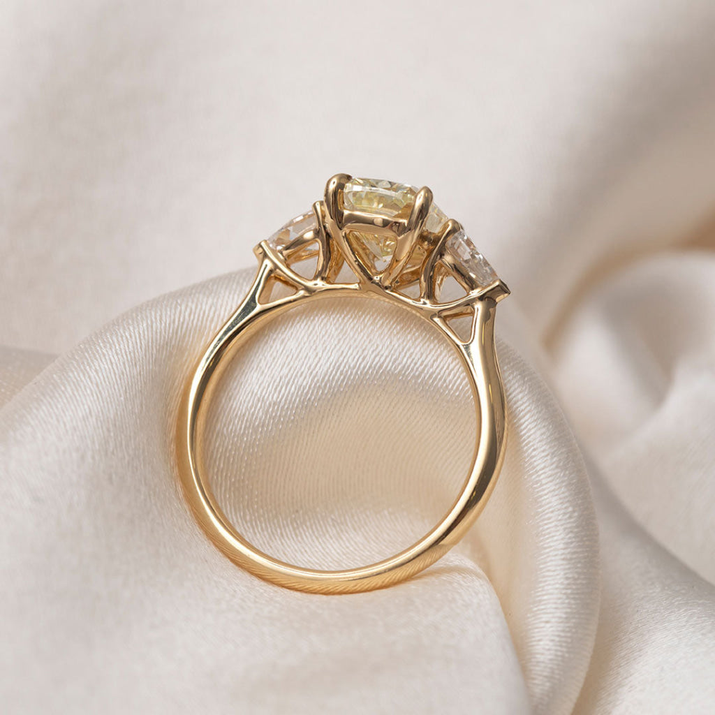 Elaine Yellow Diamond | Lab Grown Diamond Engagement Ring