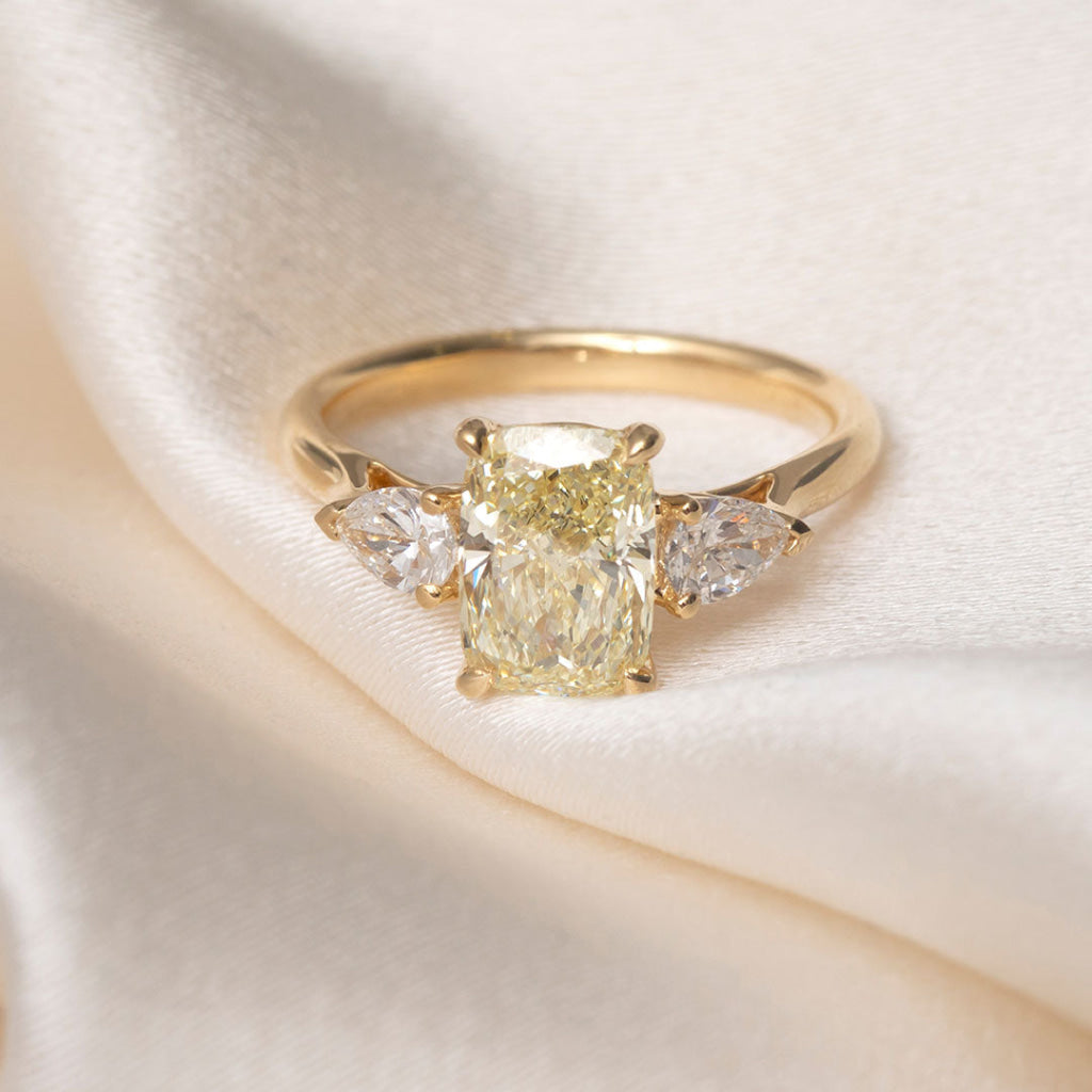 Elaine Yellow Diamond | Lab Grown Diamond Engagement Ring