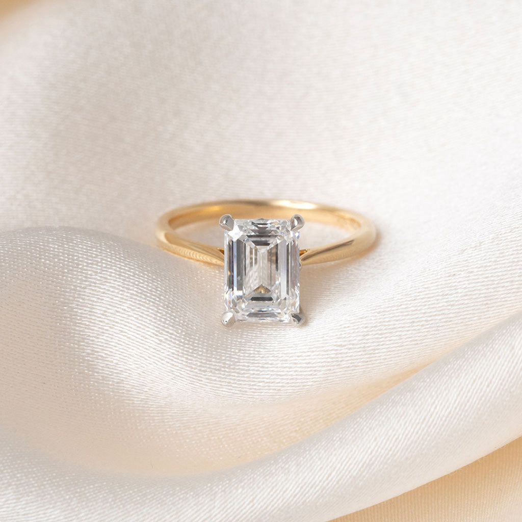 ELDORA 2.50ct | Emerald Cut Lab Grown Diamond Engagement