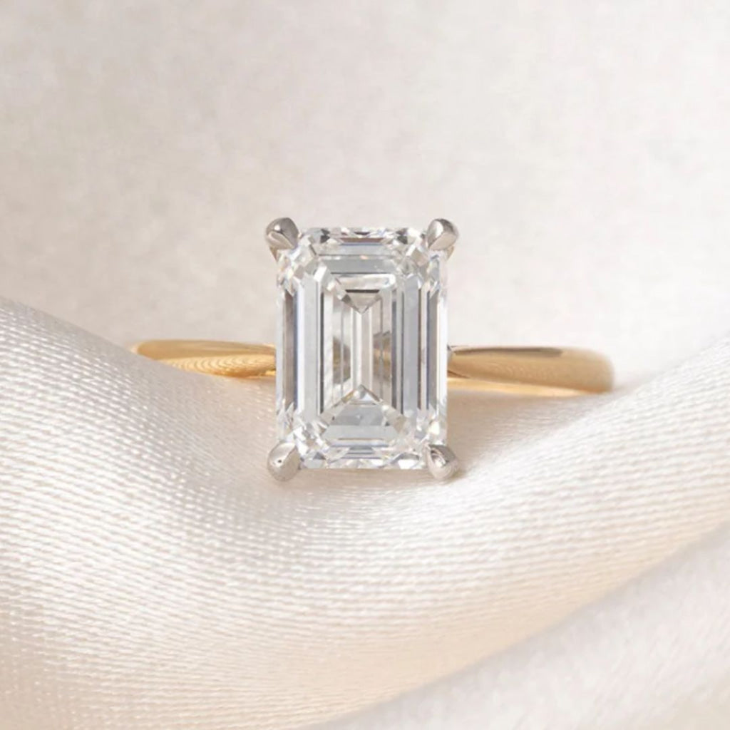 ELDORA 2.50ct | Emerald Cut Lab Grown Diamond Engagement
