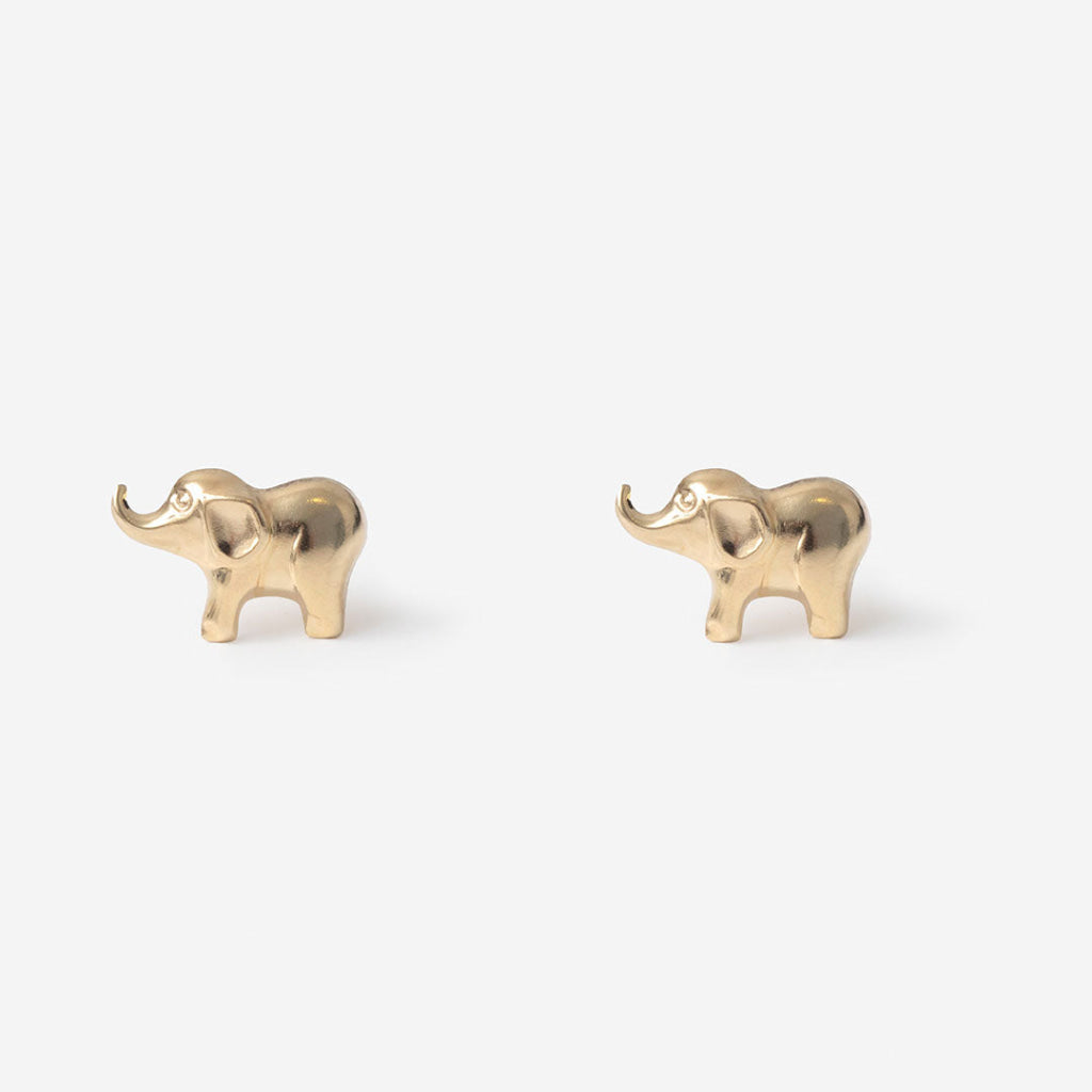 Elephant Kids Earrings | 9ct Gold - Earrings
