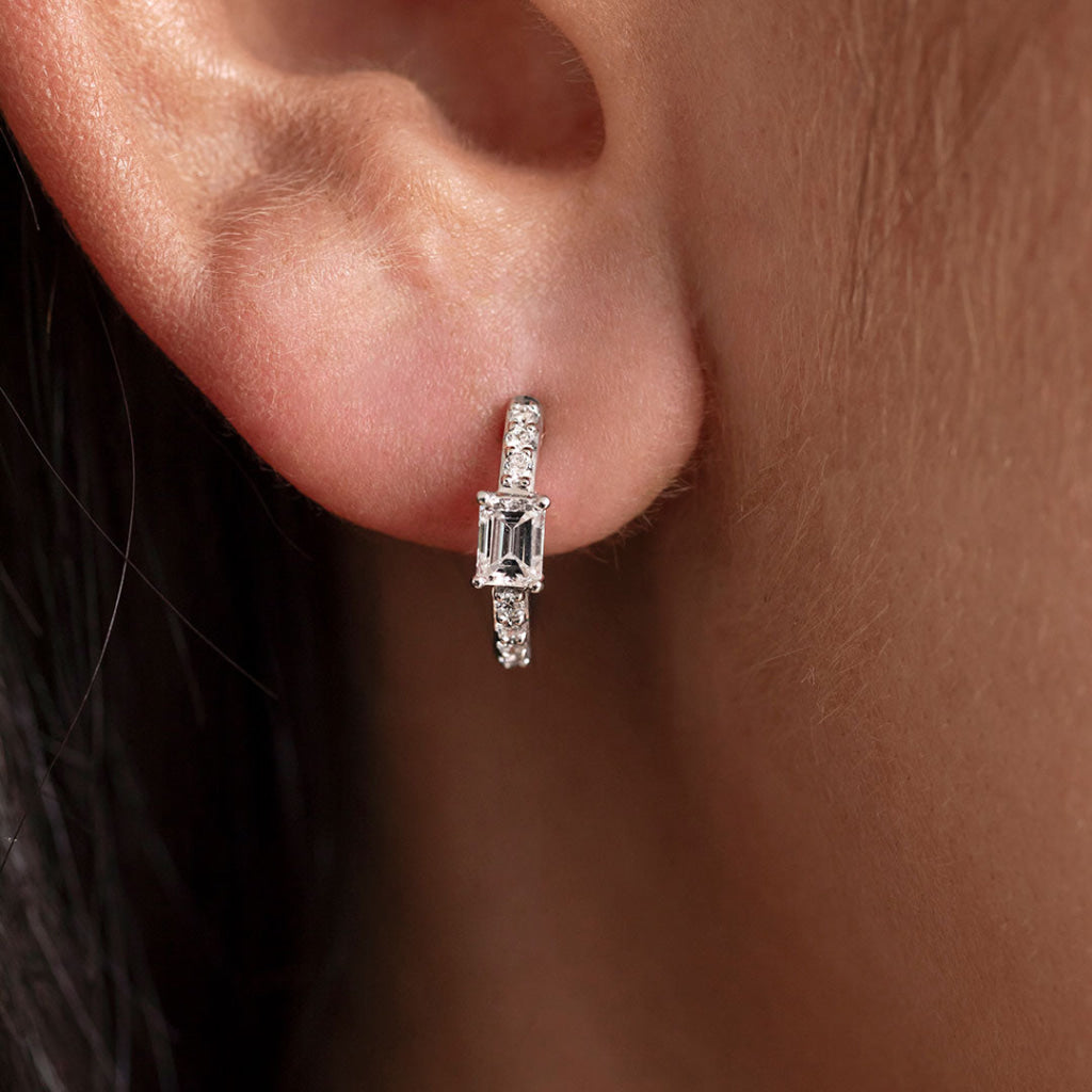 ELIXIR 0.60ct | Lab Grown Diamond Earrings in 9ct White