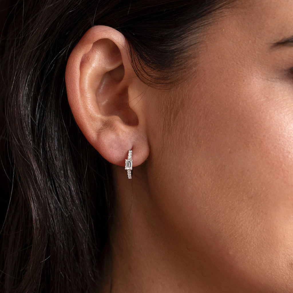 ELIXIR 0.60ct | Lab Grown Diamond Earrings in 9ct White