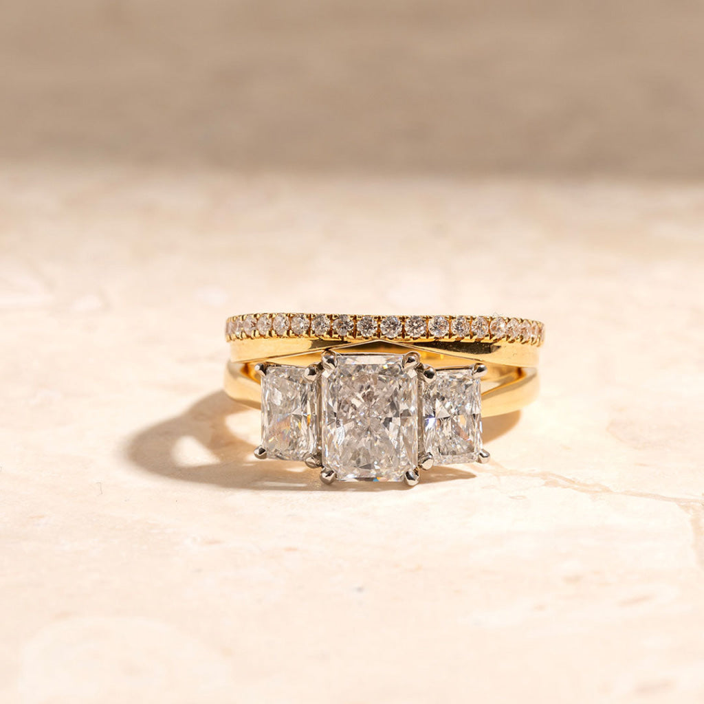 Eliza 18ct Gold | Diamond Wedding Ring - Rings