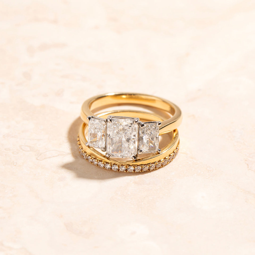 Eliza 18ct Gold | Diamond Wedding Ring - Rings
