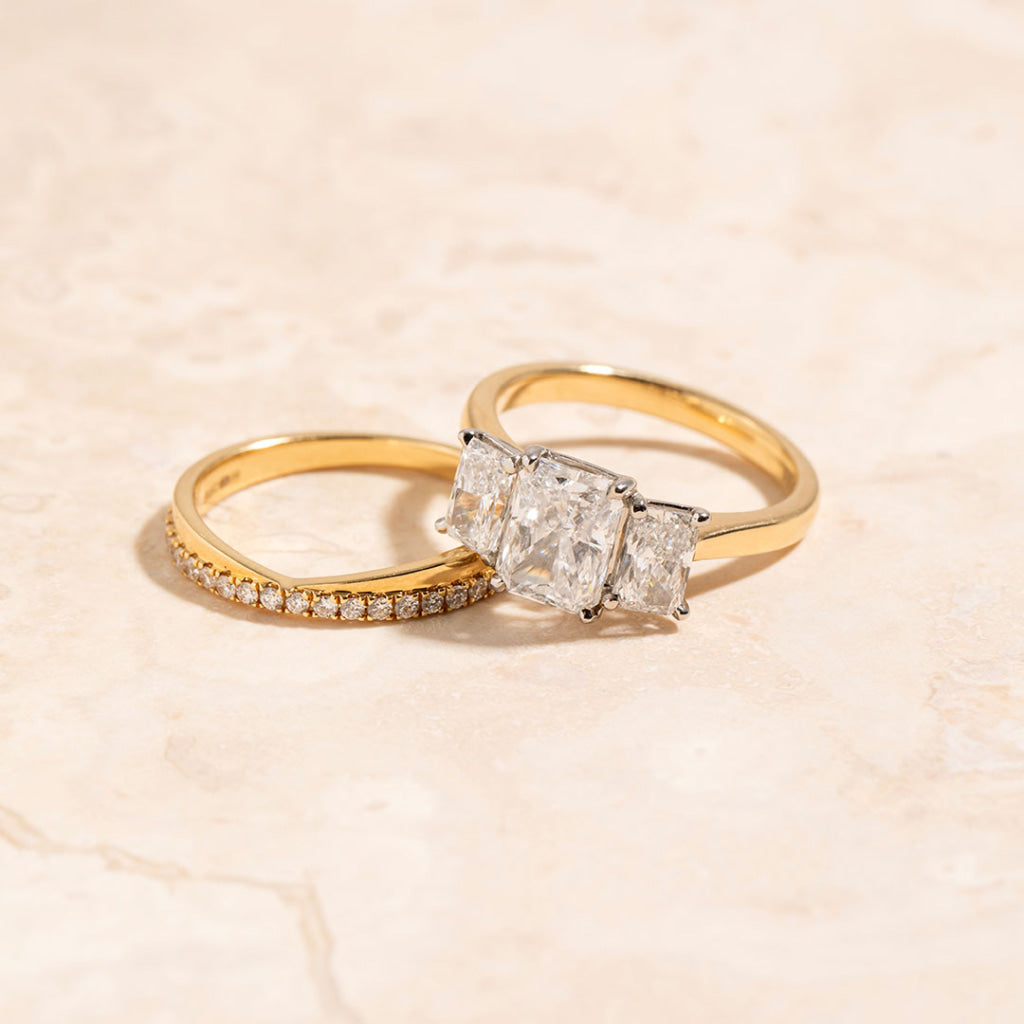 Eliza 18ct Gold | Diamond Wedding Ring - Rings
