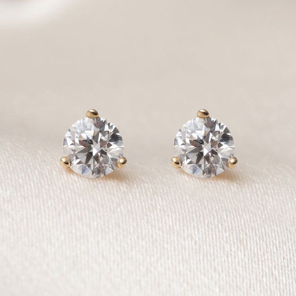 ELLE - 1ct | Lab Grown Diamond Studs in 9ct Gold